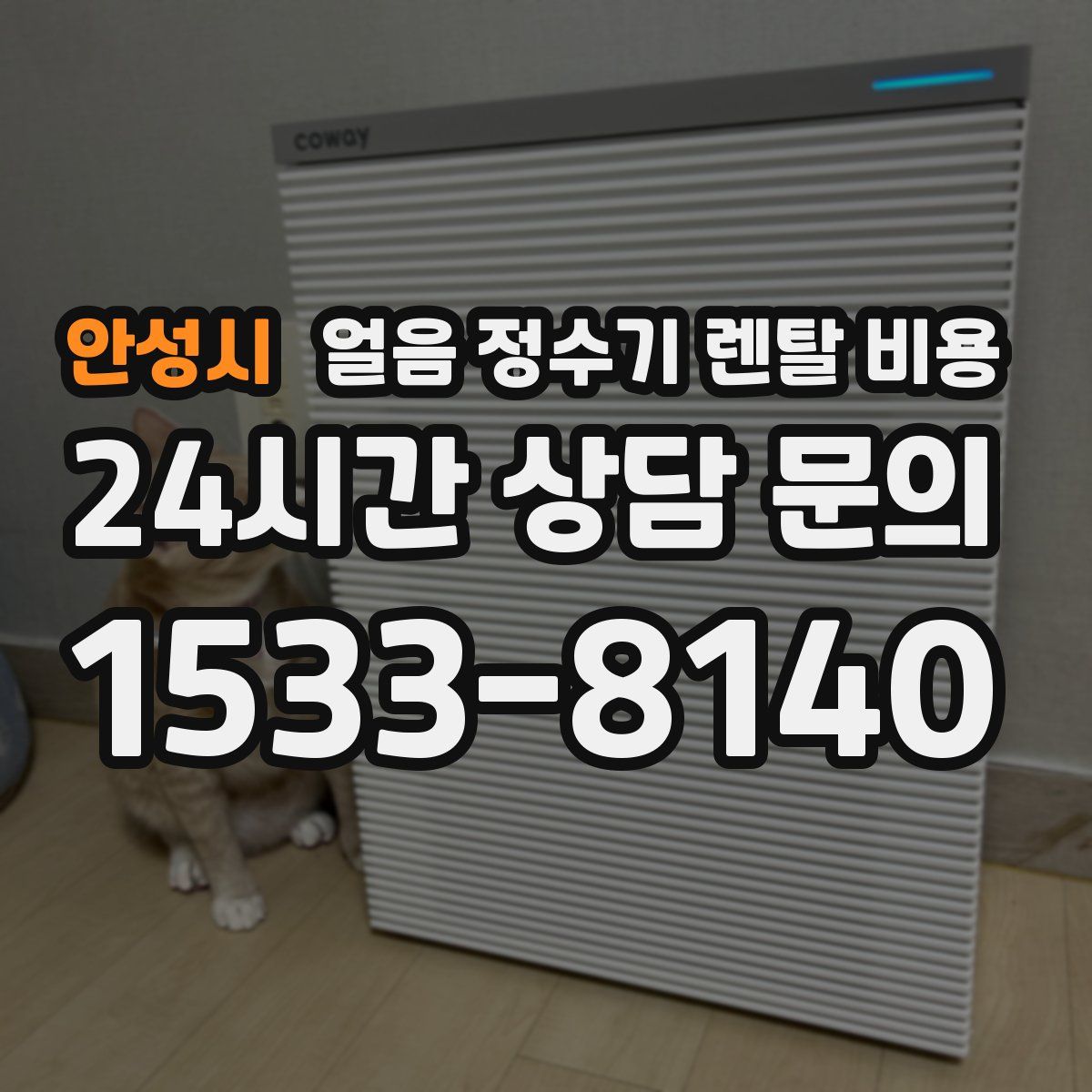 안성시 얼음 정수기 렌탈 비용