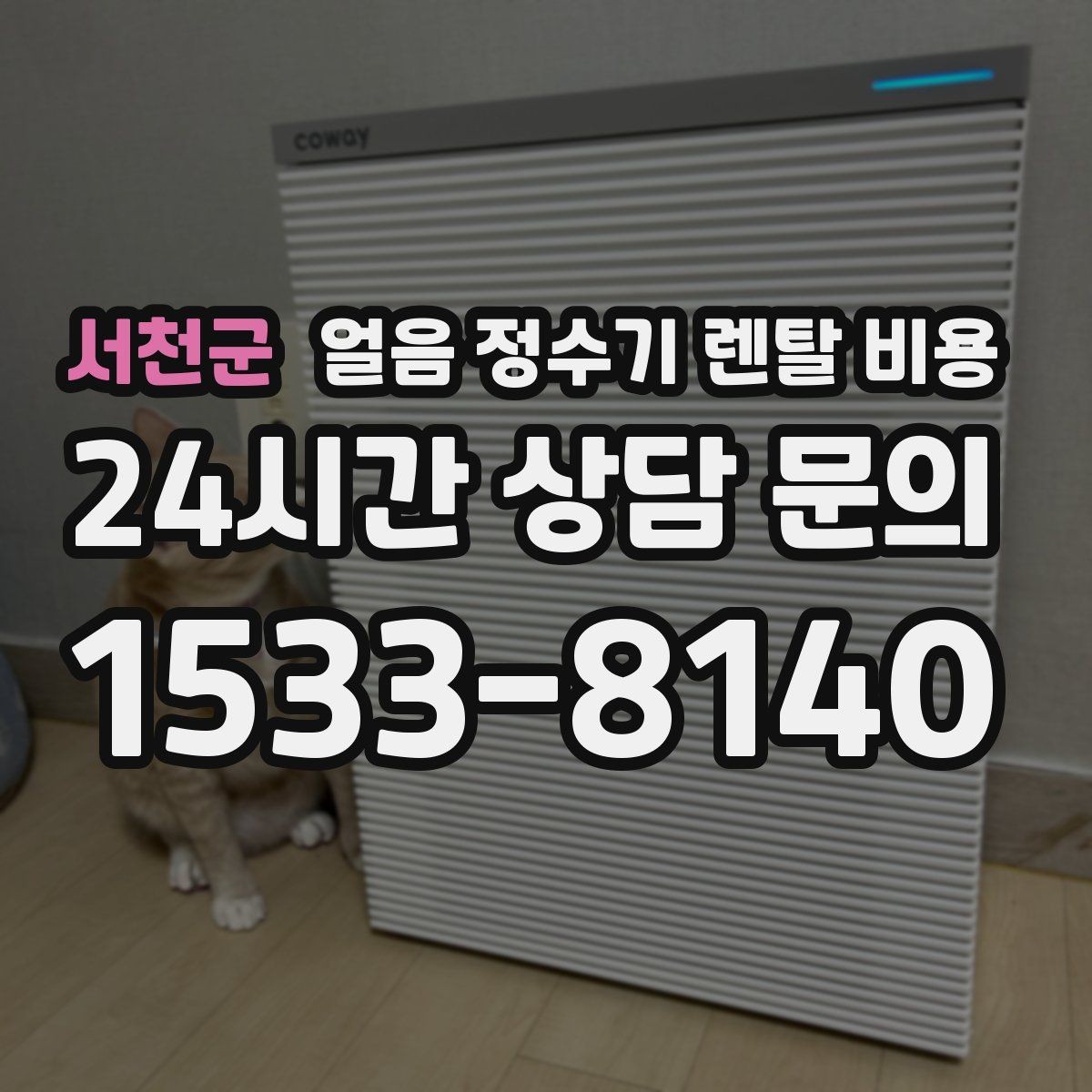 서천군 얼음 정수기 렌탈 비용 주방 구조에 따른 설치 기준