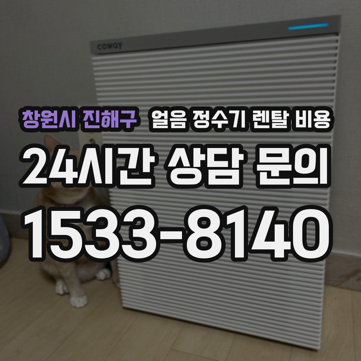 창원시 진해구 얼음 정수기 렌탈 비용