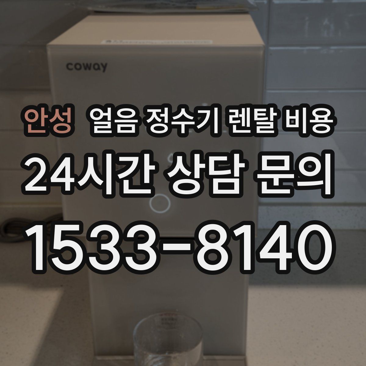 안성 얼음 정수기 렌탈 비용