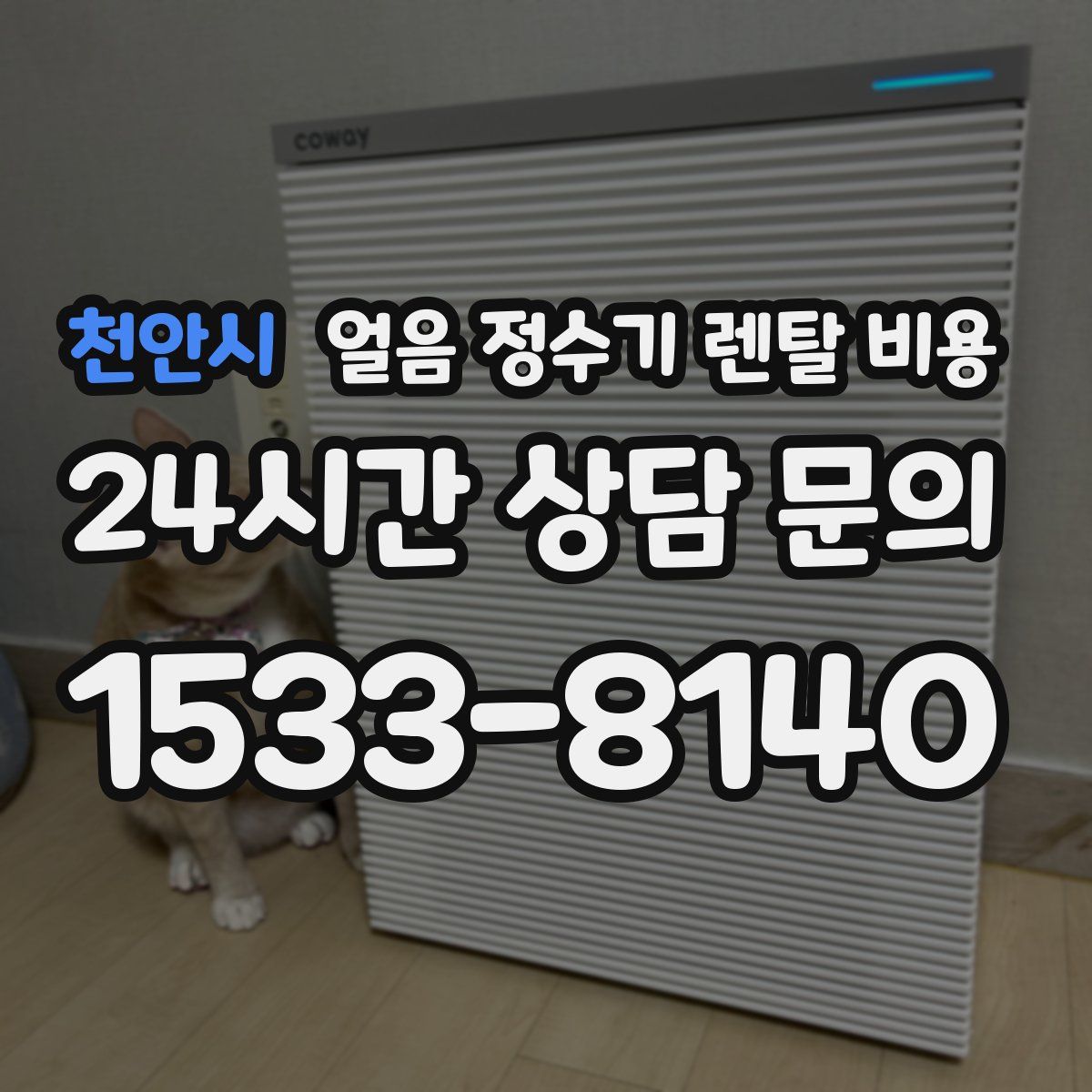 천안시 얼음 정수기 렌탈 비용