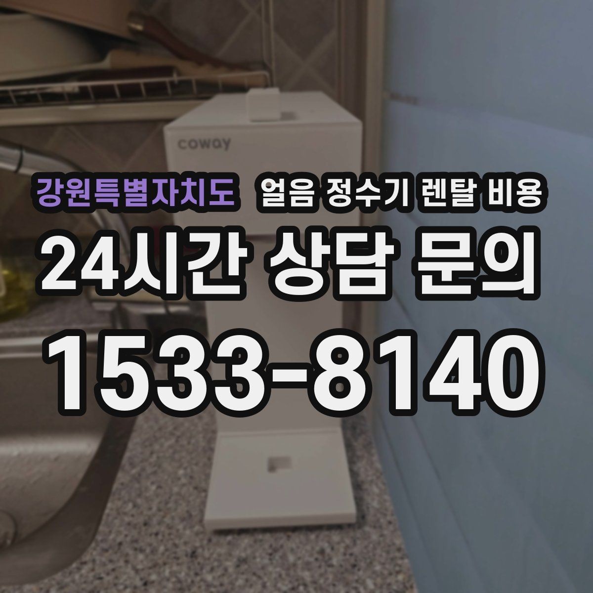 강원특별자치도 얼음 정수기 렌탈 비용 계약 조건에 따라 달라지는 이유