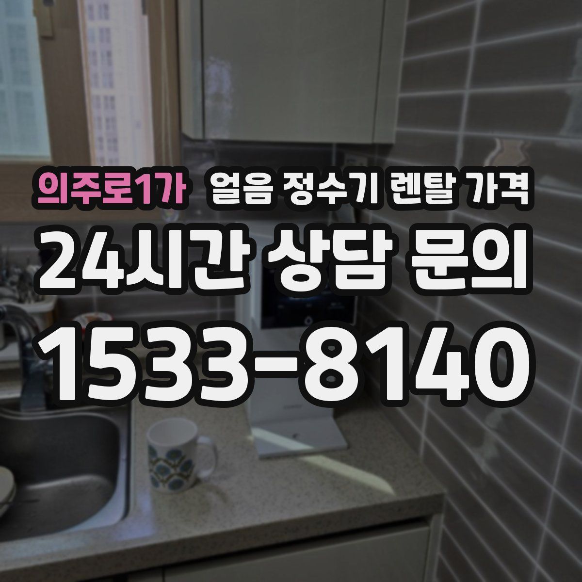 의주로1가 얼음 정수기 렌탈 가격