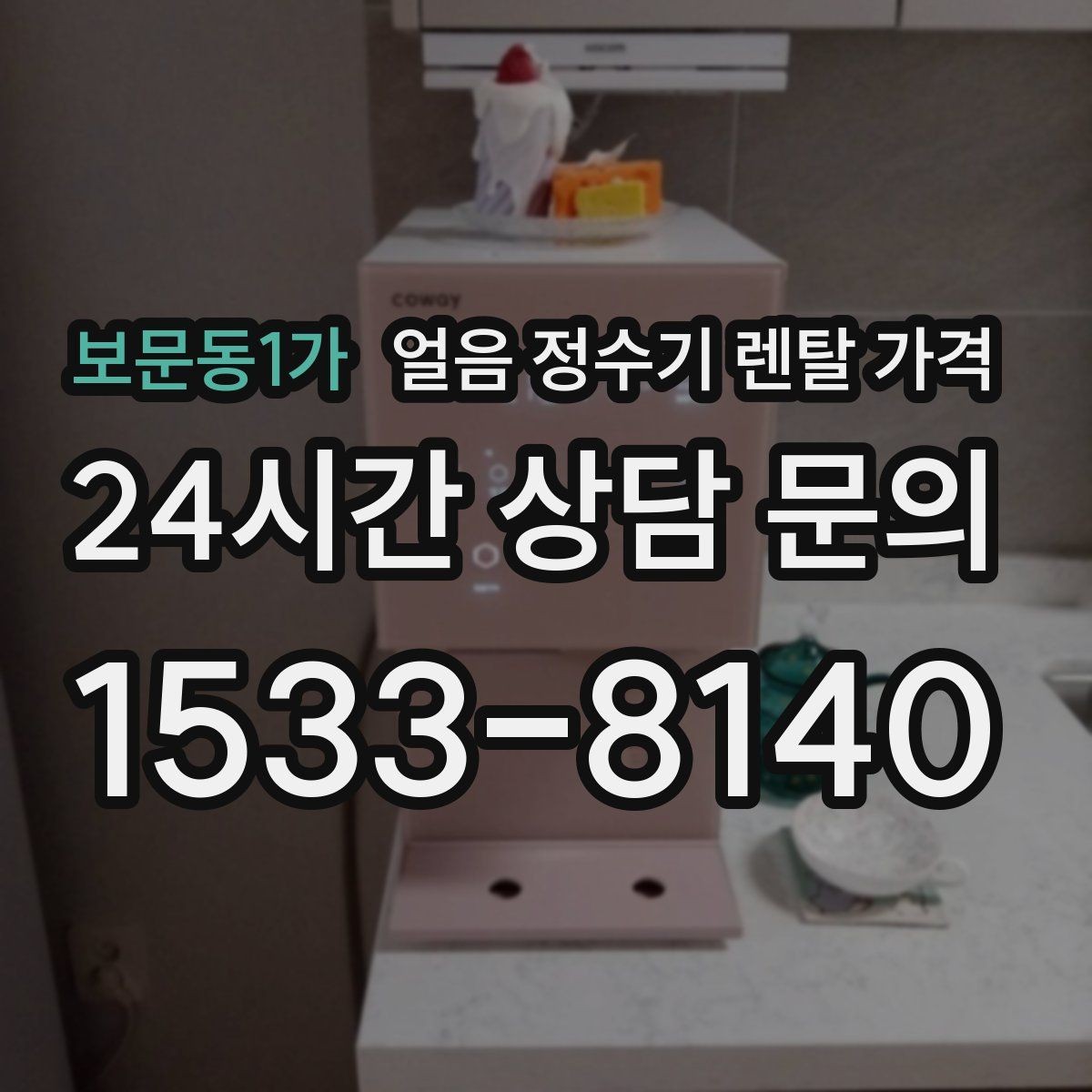 보문동1가 얼음 정수기 렌탈 가격 1인 가구에도 필요한지 고민될 때