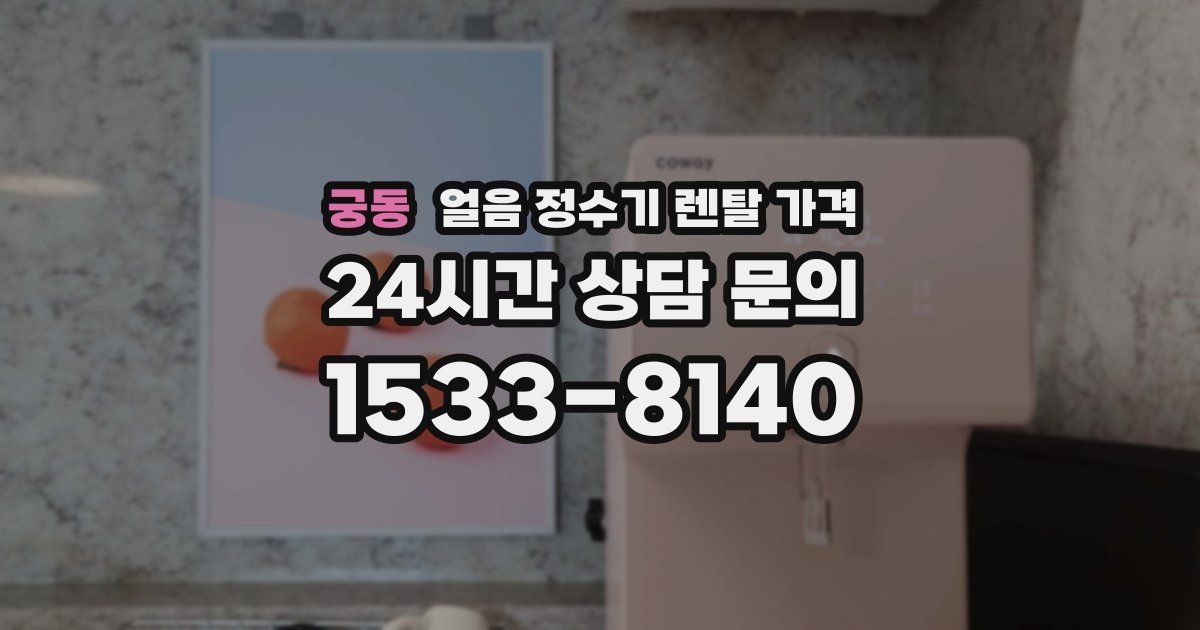 궁동 얼음 정수기 렌탈 가격