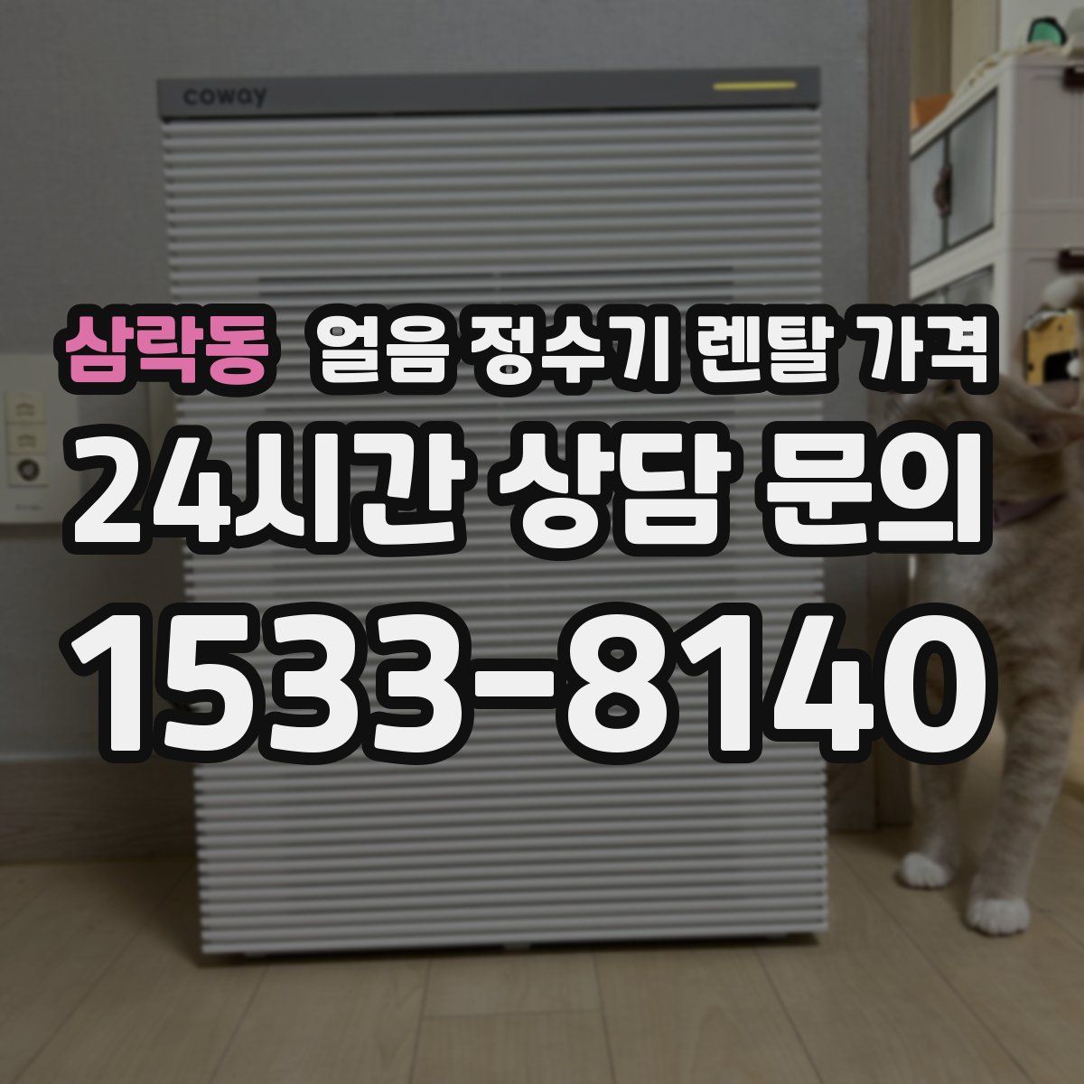삼락동 얼음 정수기 렌탈 가격