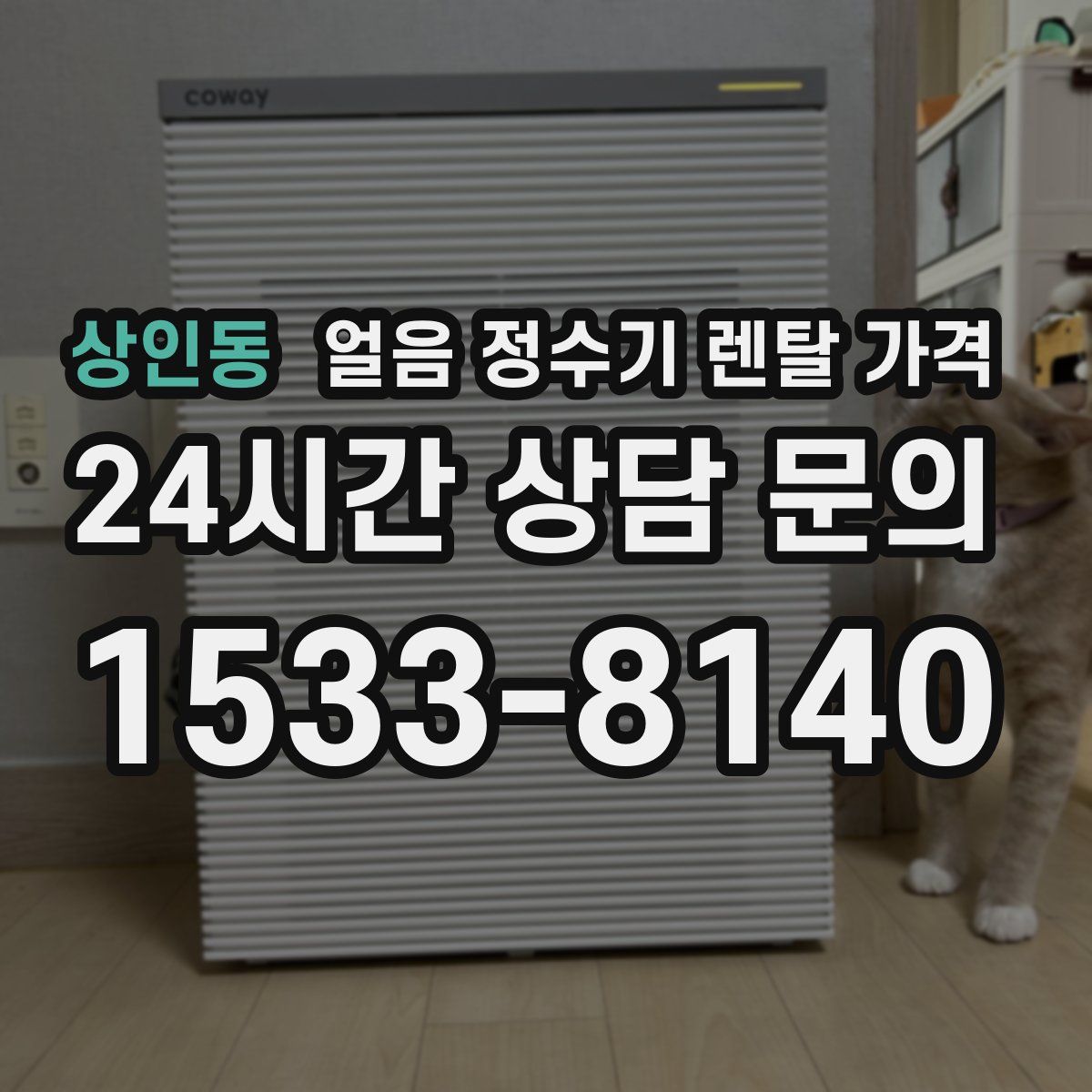 상인동 얼음 정수기 렌탈 가격