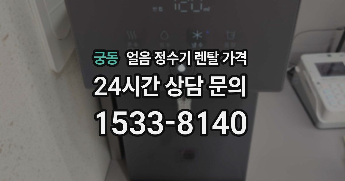 궁동 얼음 정수기 렌탈 가격