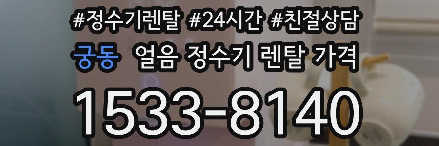 궁동 얼음 정수기 렌탈 가격