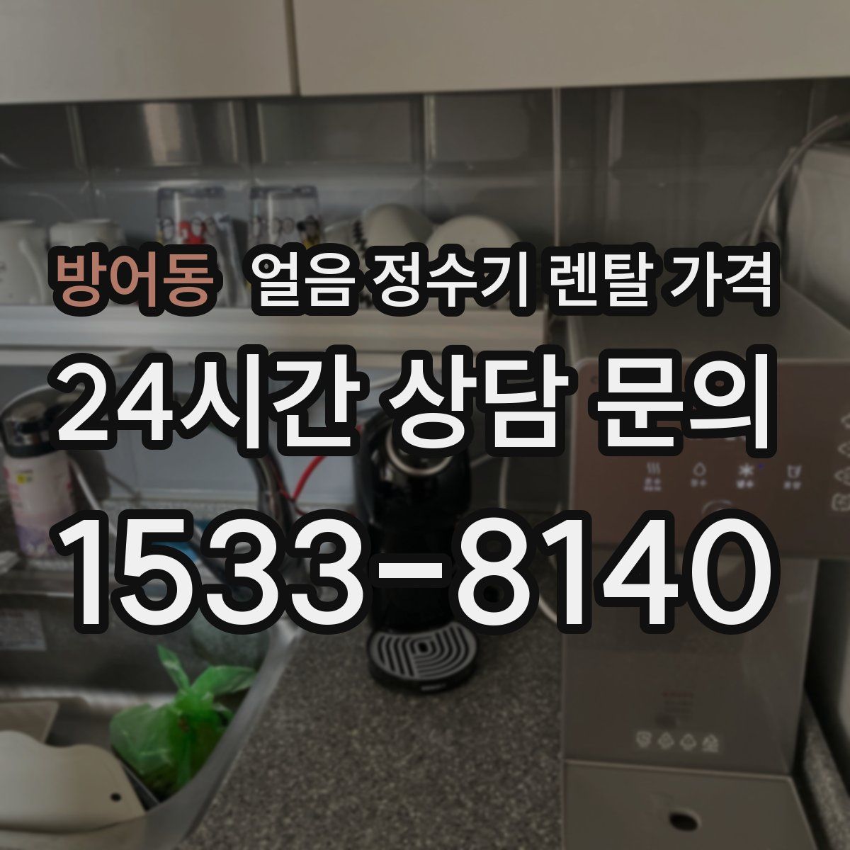 방어동 얼음 정수기 렌탈 가격