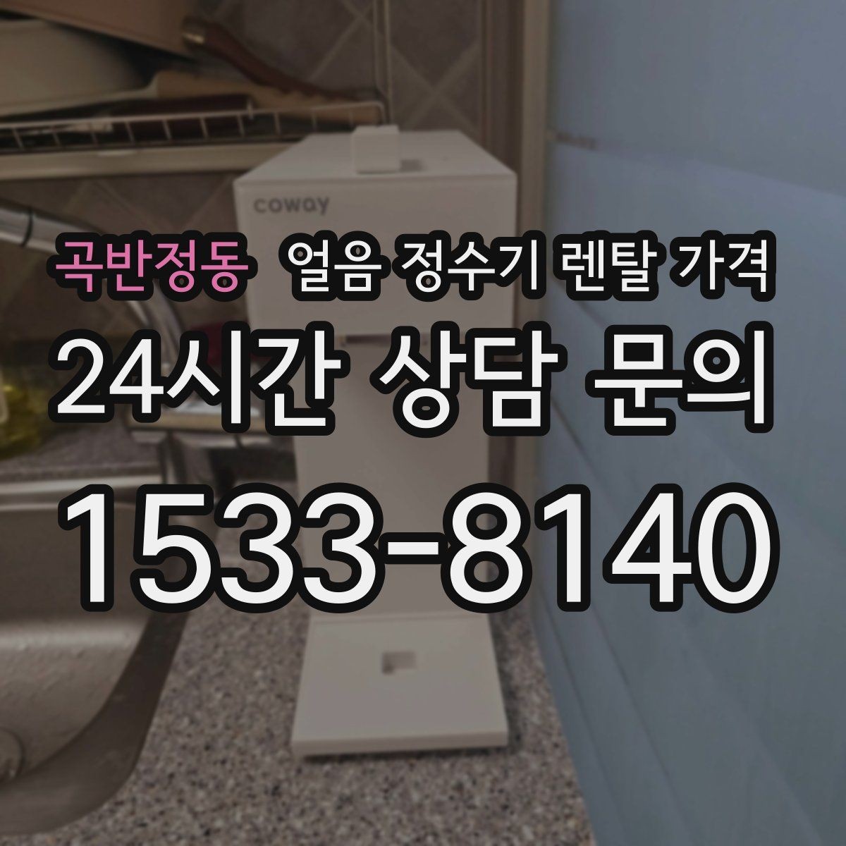 곡반정동 얼음 정수기 렌탈 가격 얼음 생성 방식에 따른 차이