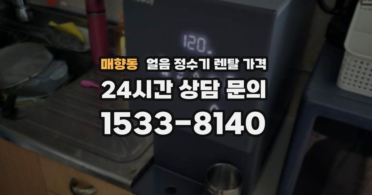 매향동 얼음 정수기 렌탈 가격