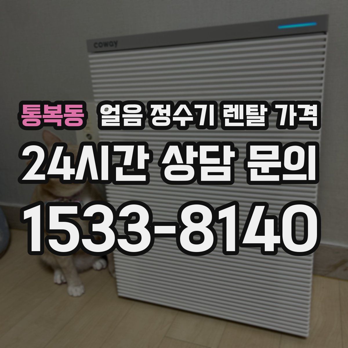 통복동 얼음 정수기 렌탈 가격