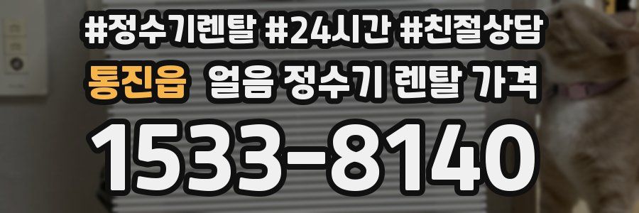 통진읍 얼음 정수기 렌탈 가격
