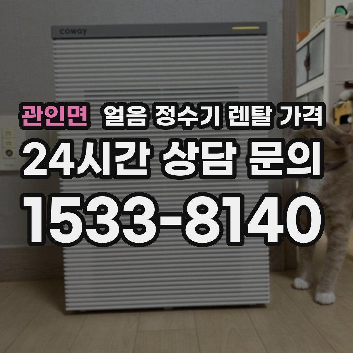 관인면 얼음 정수기 렌탈 가격 필터 교체 주기가 중요한 이유