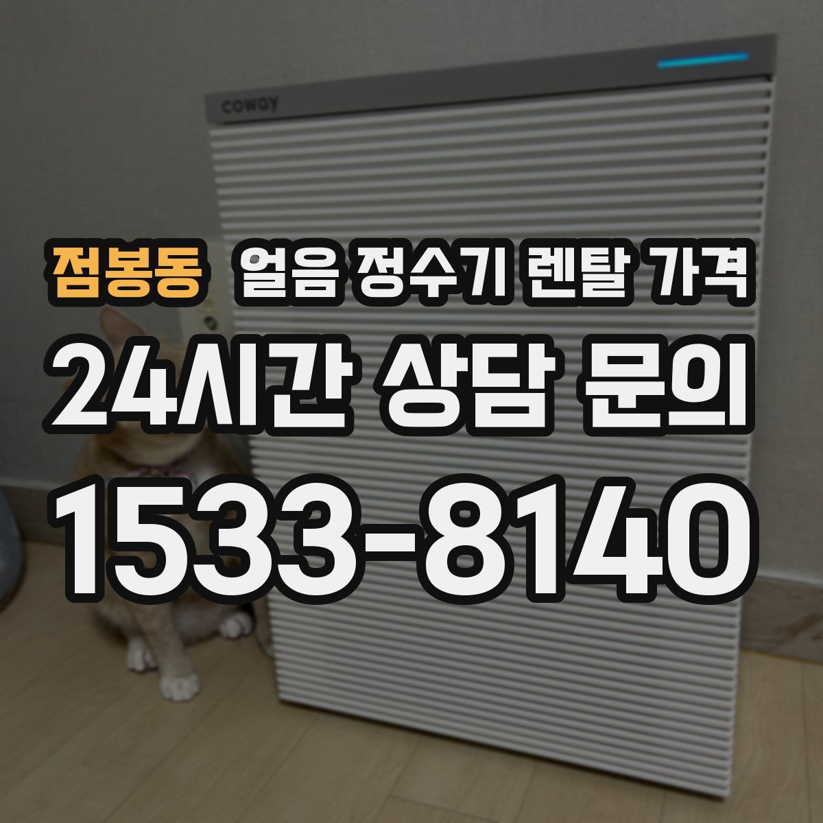 점봉동 얼음 정수기 렌탈 가격