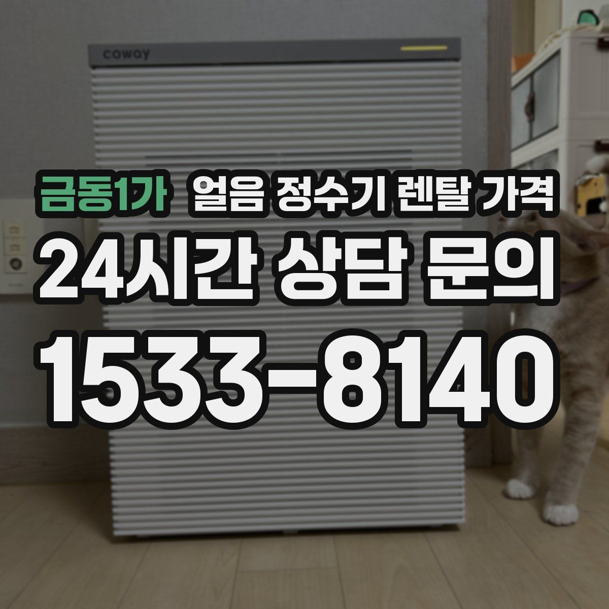 금동1가 얼음 정수기 렌탈 가격