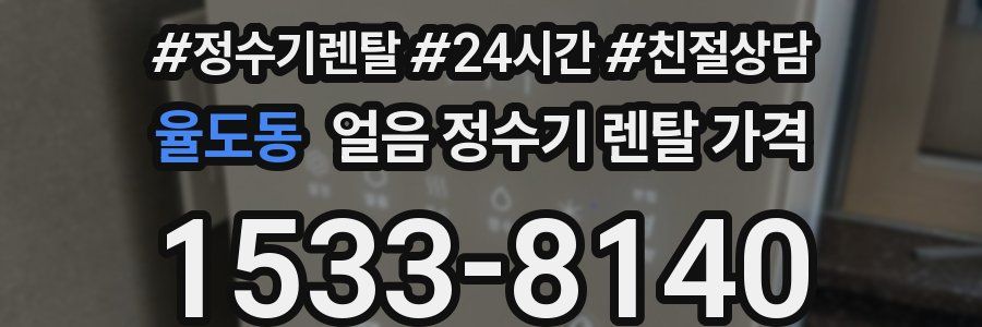 율도동 얼음 정수기 렌탈 가격
