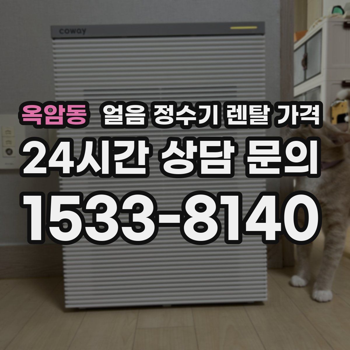 옥암동 얼음 정수기 렌탈 가격