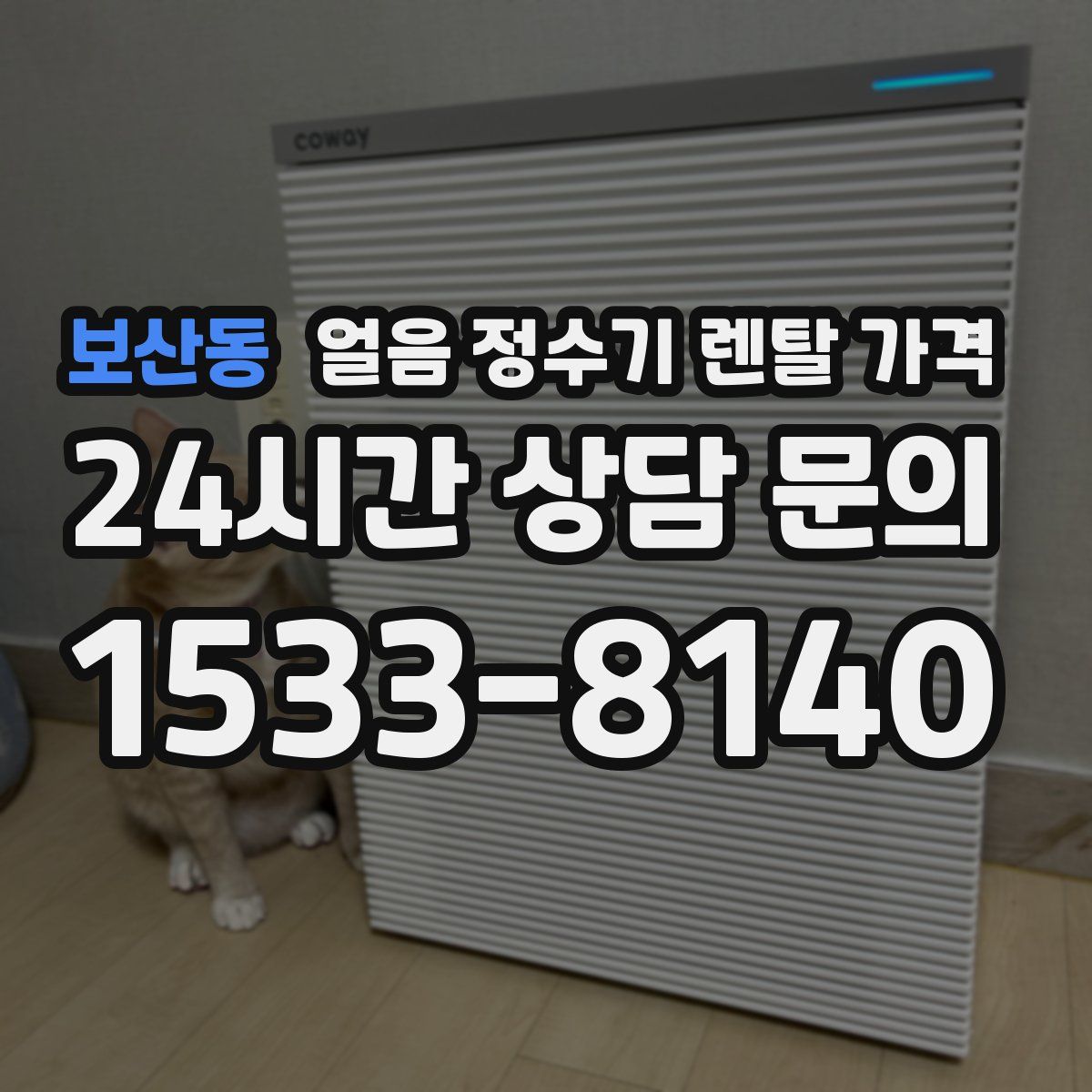 보산동 얼음 정수기 렌탈 가격