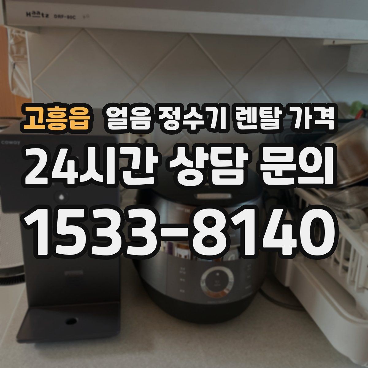 고흥읍 얼음 정수기 렌탈 가격 업소용과 가정용 차이 정리