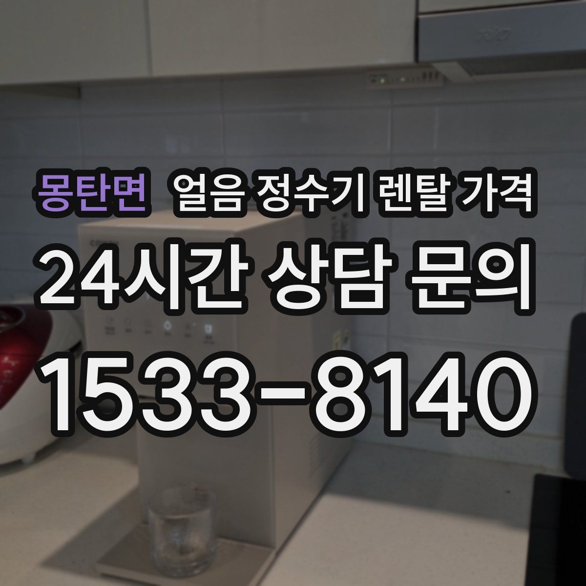 몽탄면 얼음 정수기 렌탈 가격