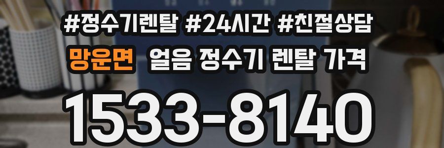 망운면 얼음 정수기 렌탈 가격