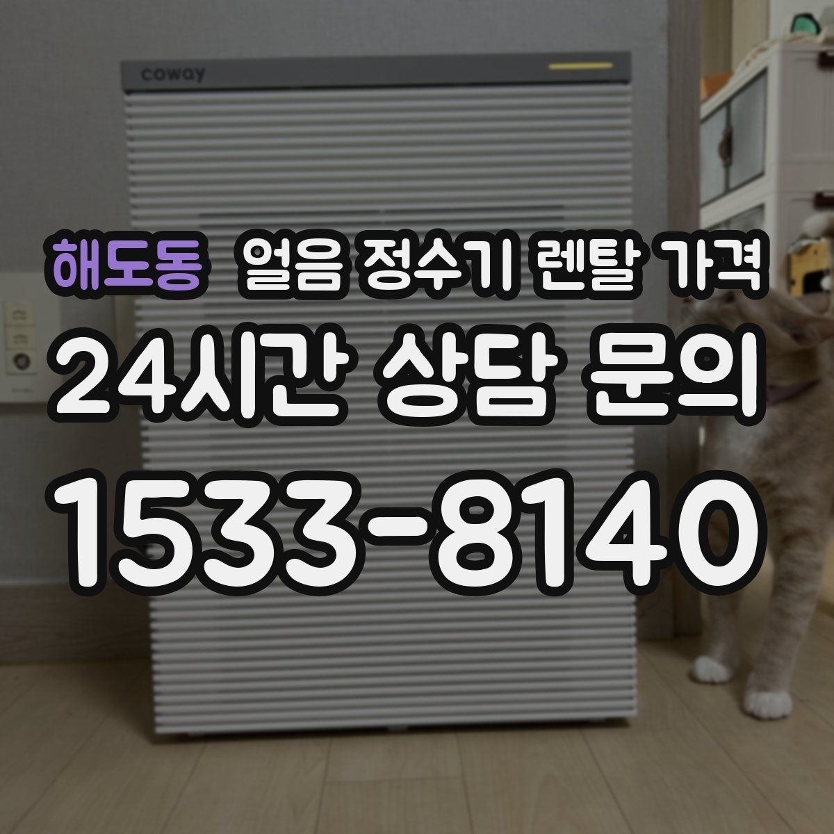 해도동 얼음 정수기 렌탈 가격 직수형과 저수조형 비교 포인트