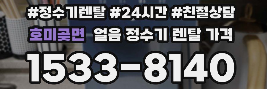 호미곶면 얼음 정수기 렌탈 가격
