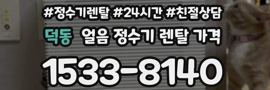 덕동 얼음 정수기 렌탈 가격
