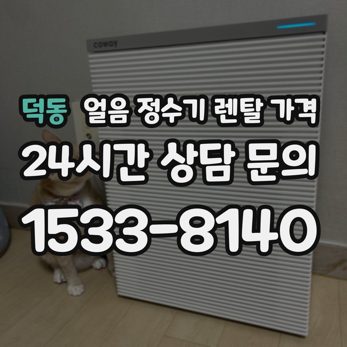 덕동 얼음 정수기 렌탈 가격