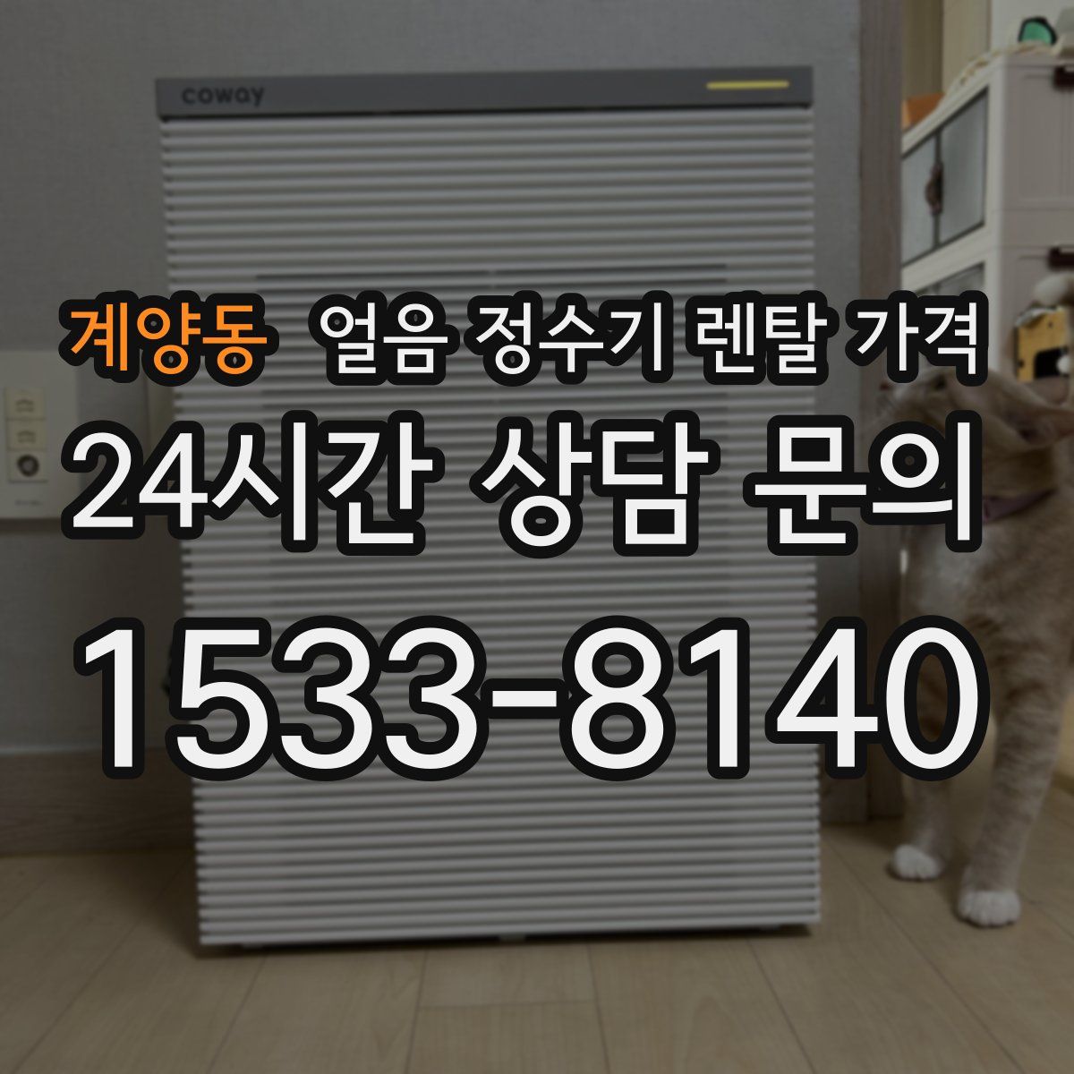 계양동 얼음 정수기 렌탈 가격