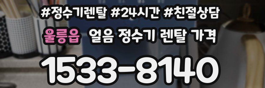 울릉읍 얼음 정수기 렌탈 가격