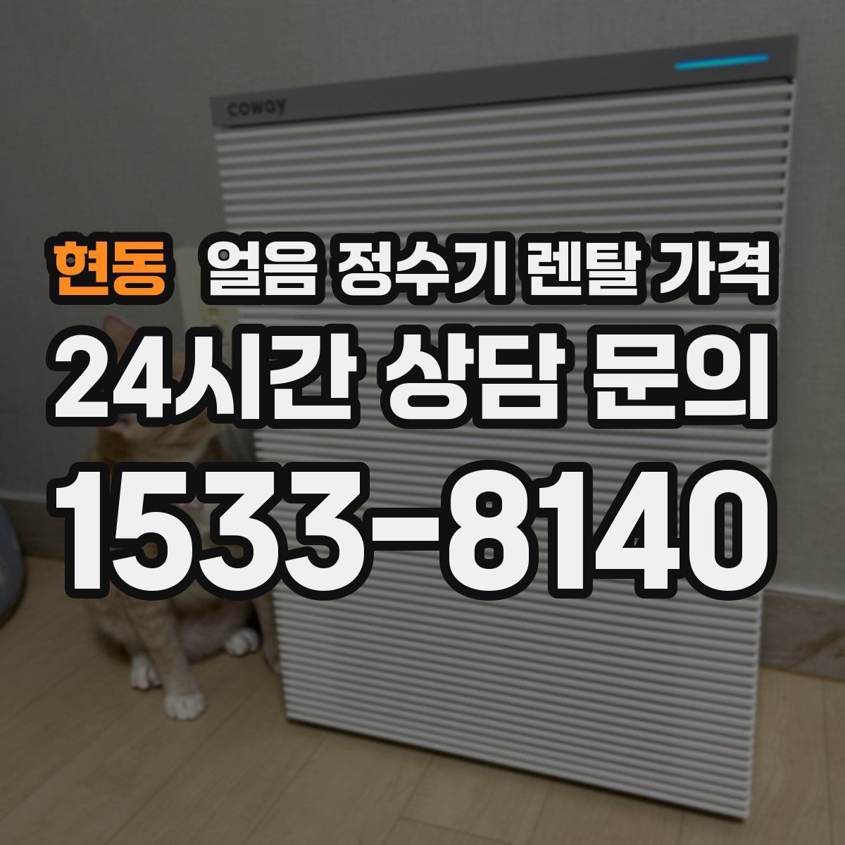 현동 얼음 정수기 렌탈 가격