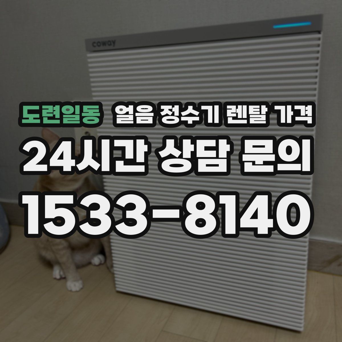 도련일동 얼음 정수기 렌탈 가격