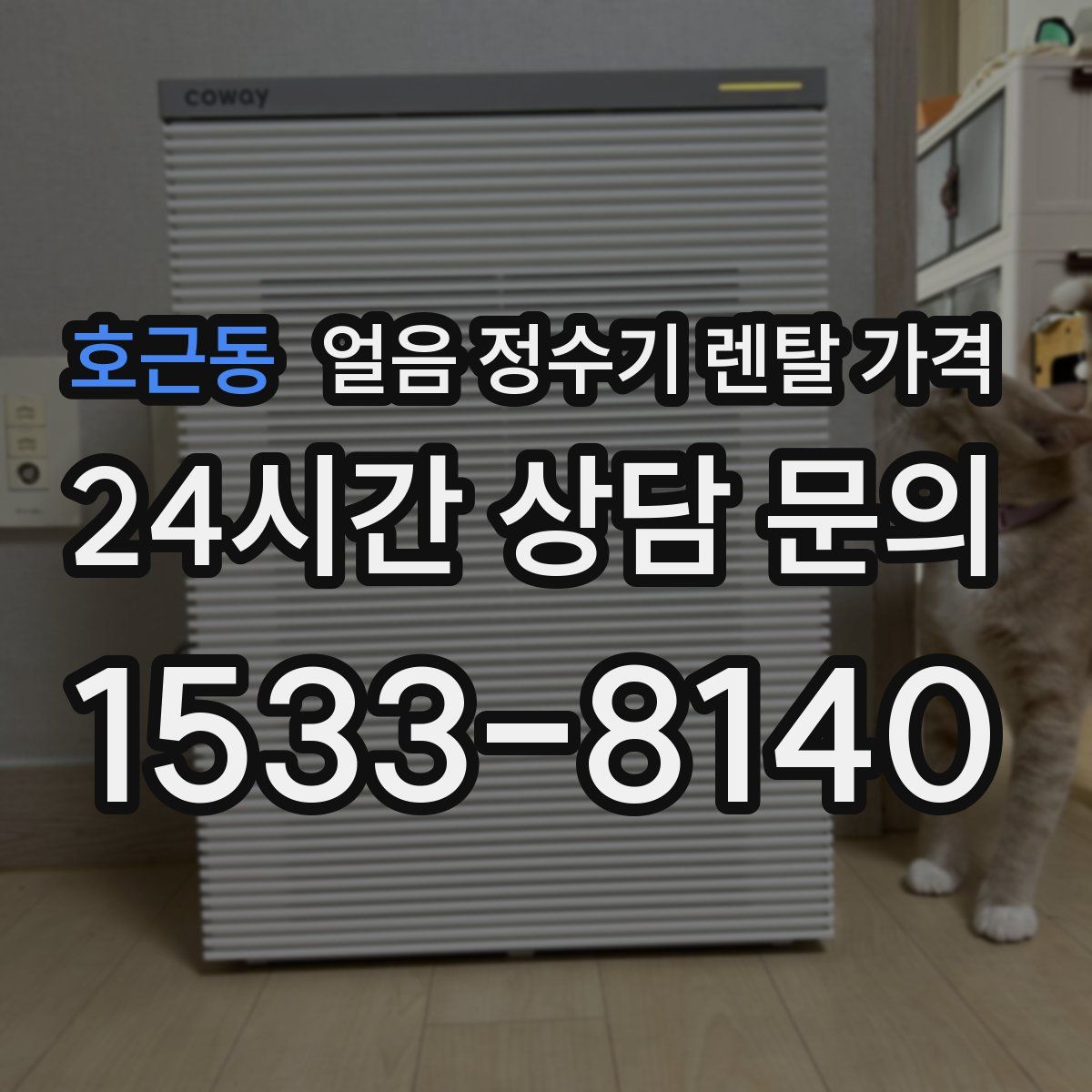 호근동 얼음 정수기 렌탈 가격