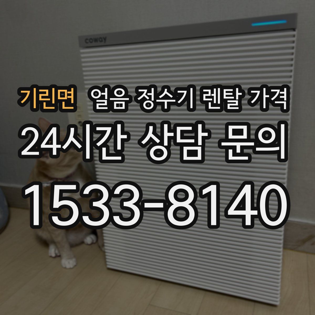 기린면 얼음 정수기 렌탈 가격
