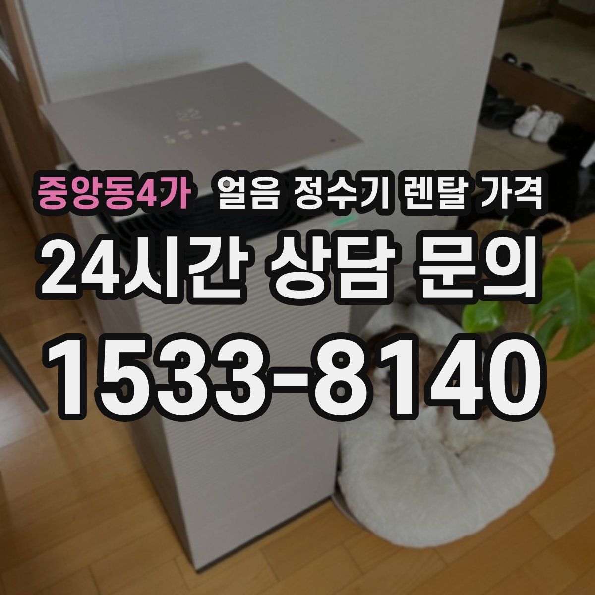 중앙동4가 얼음 정수기 렌탈 가격