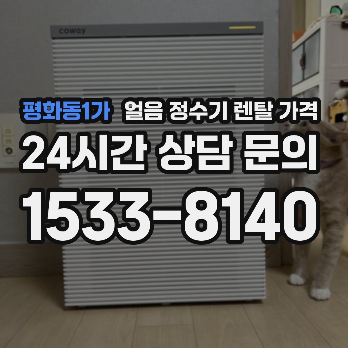 평화동1가 얼음 정수기 렌탈 가격