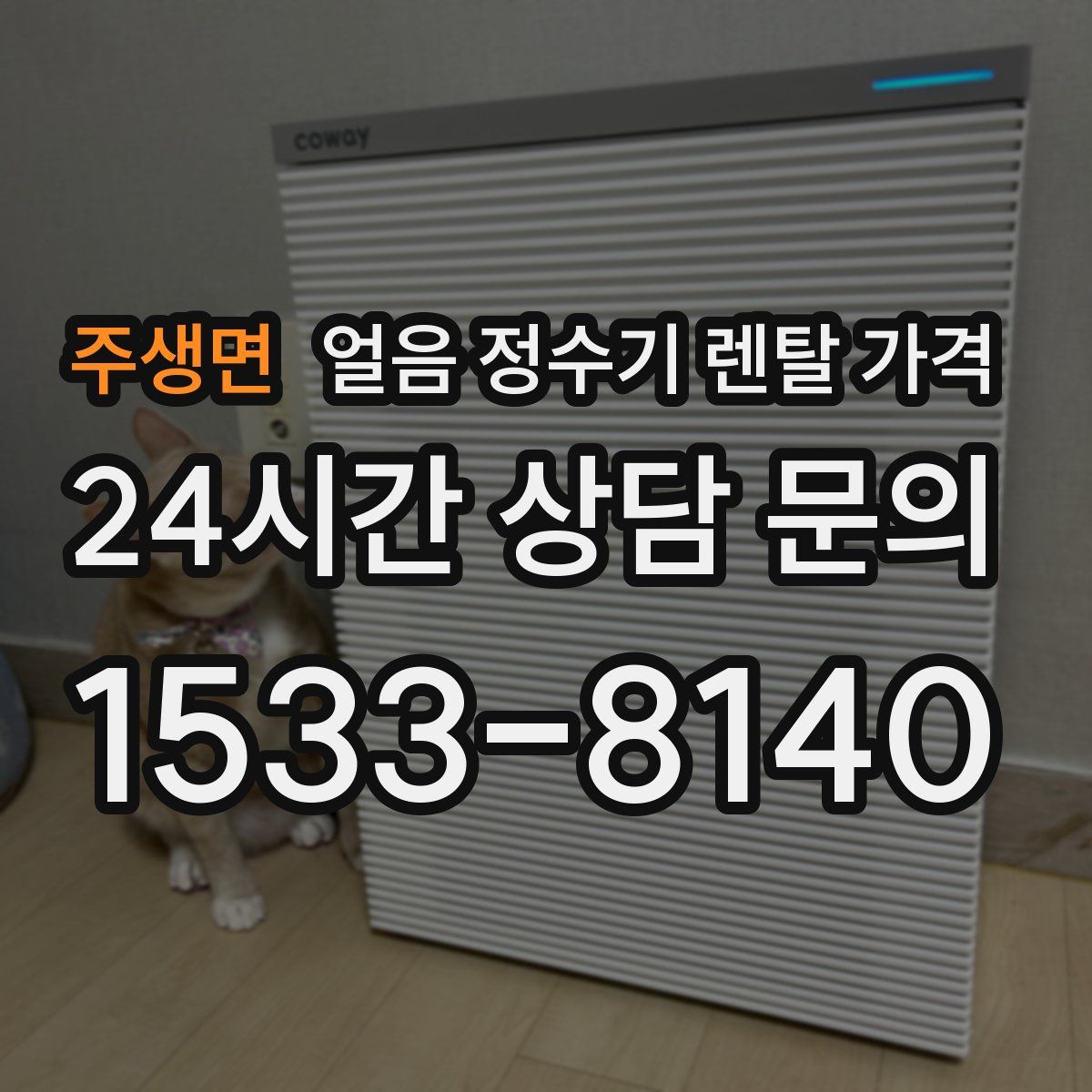 주생면 얼음 정수기 렌탈 가격