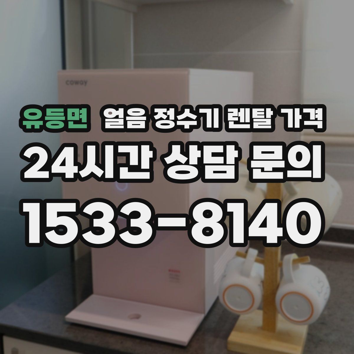 유등면 얼음 정수기 렌탈 가격