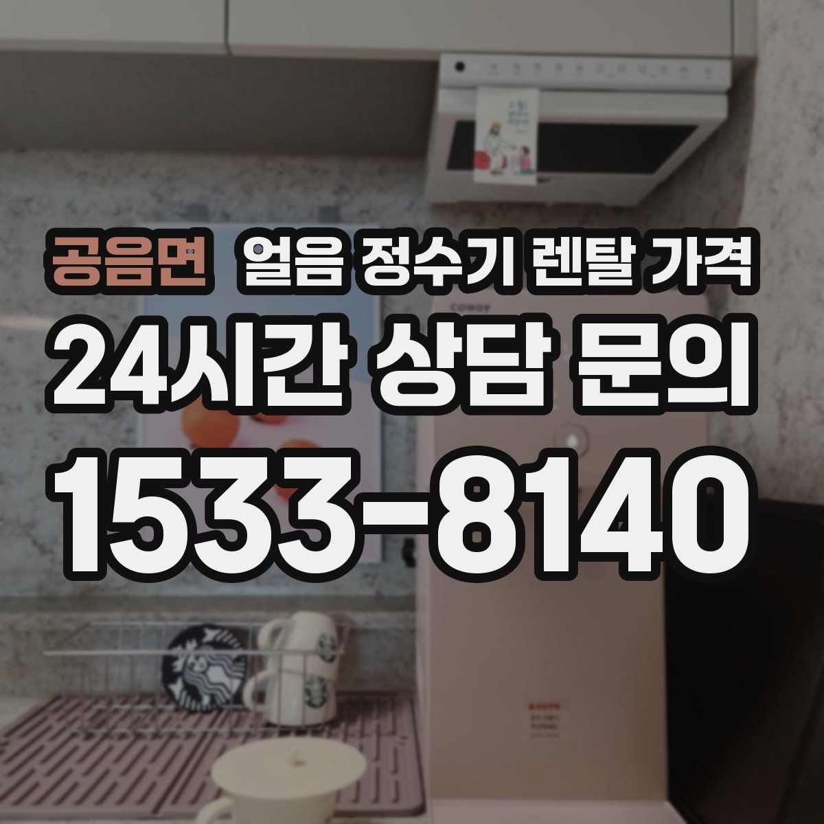 공음면 얼음 정수기 렌탈 가격