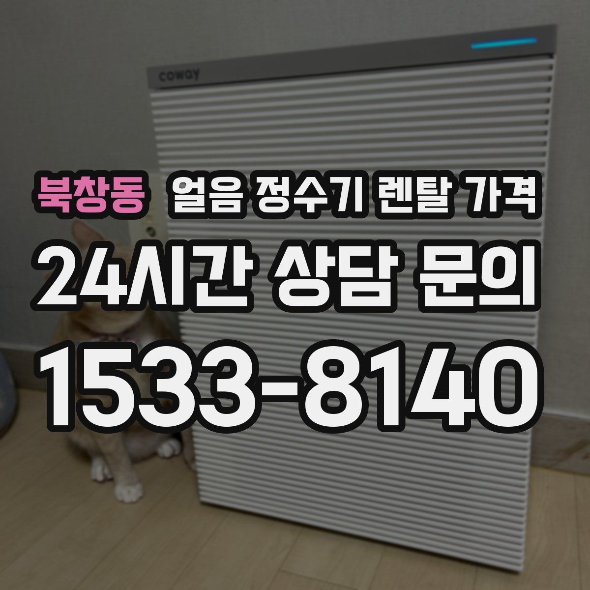 북창동 얼음 정수기 렌탈 가격