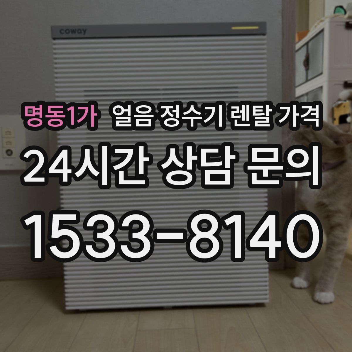 명동1가 얼음 정수기 렌탈 가격