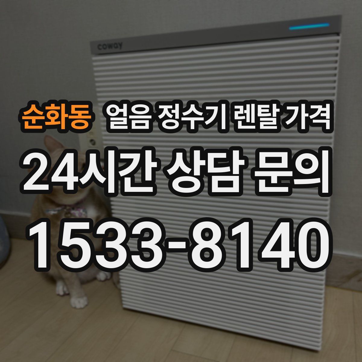 순화동 얼음 정수기 렌탈 가격