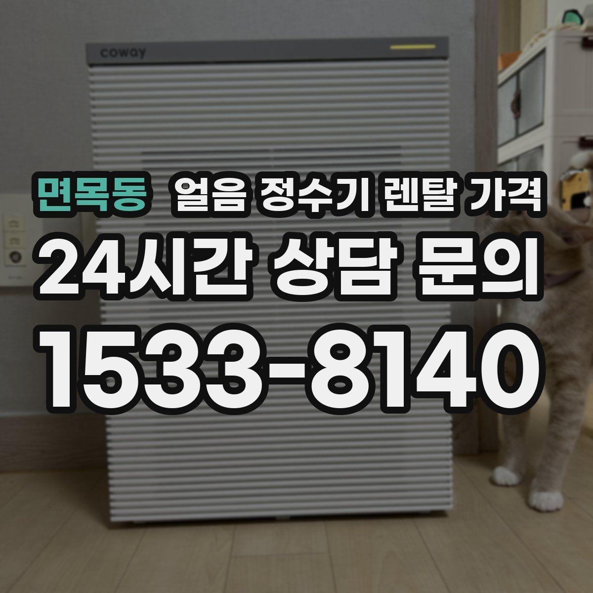 면목동 얼음 정수기 렌탈 가격