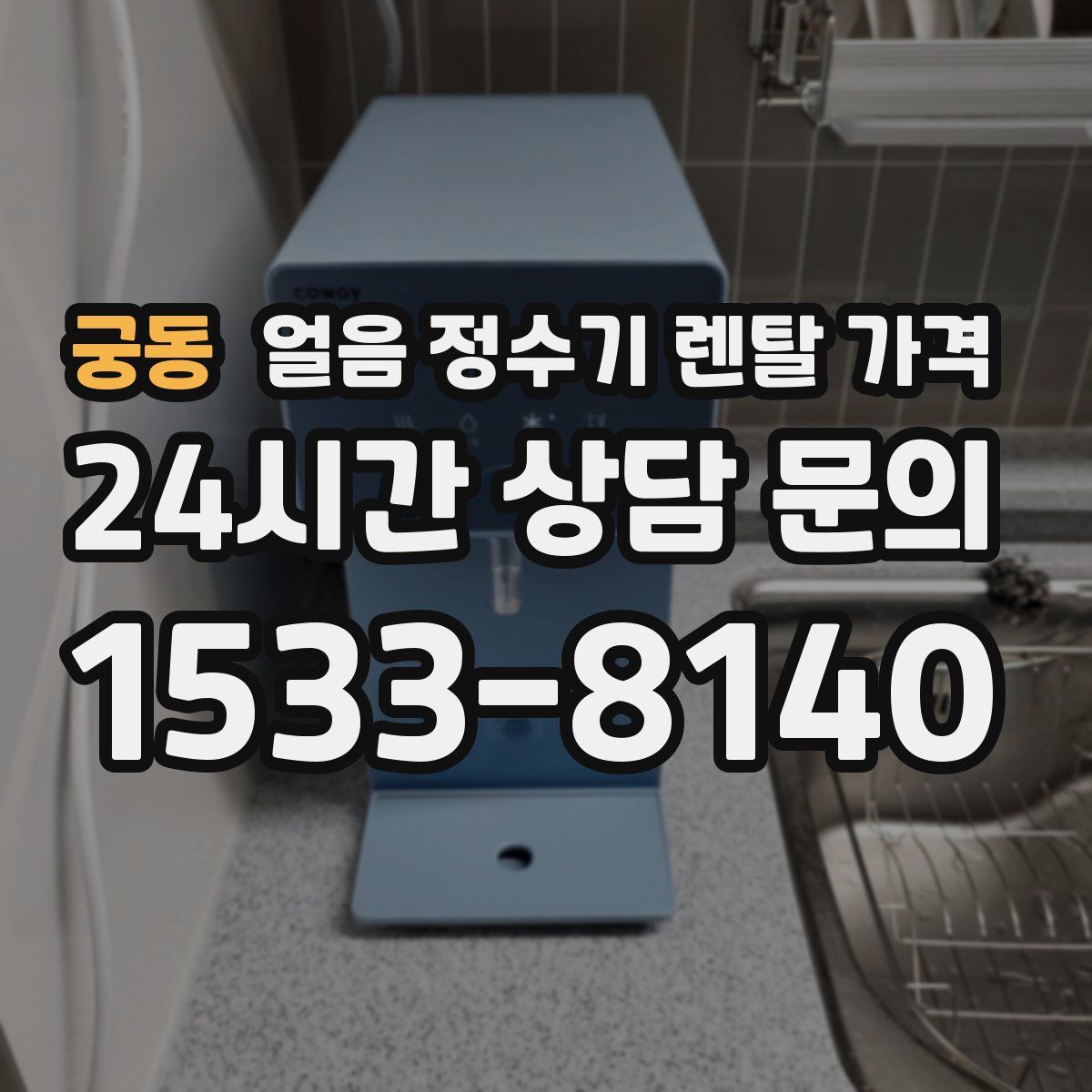궁동 얼음 정수기 렌탈 가격