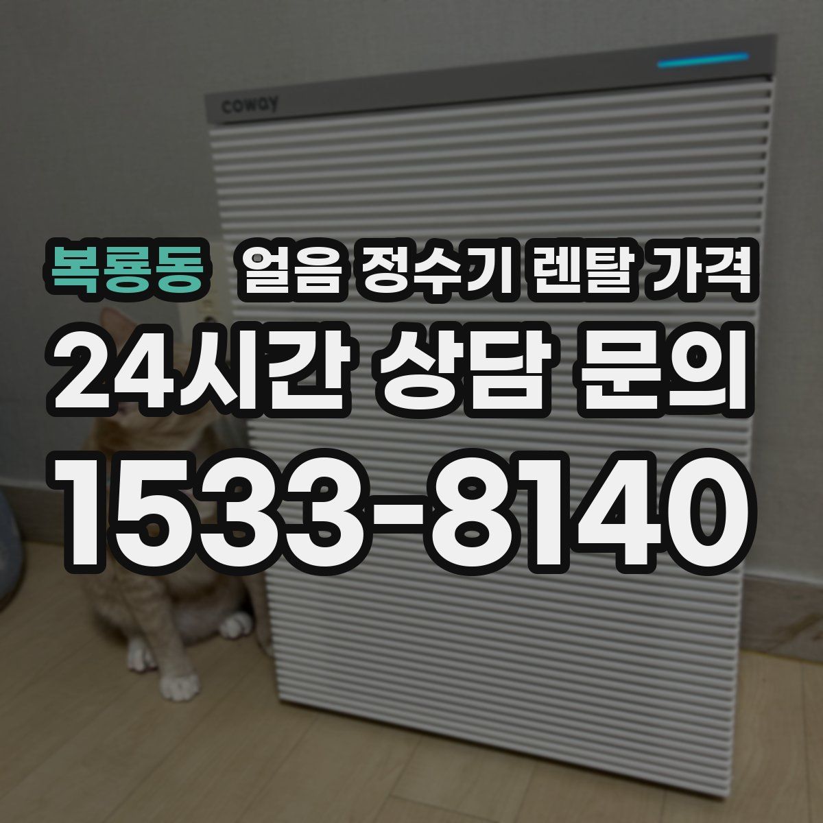 복룡동 얼음 정수기 렌탈 가격