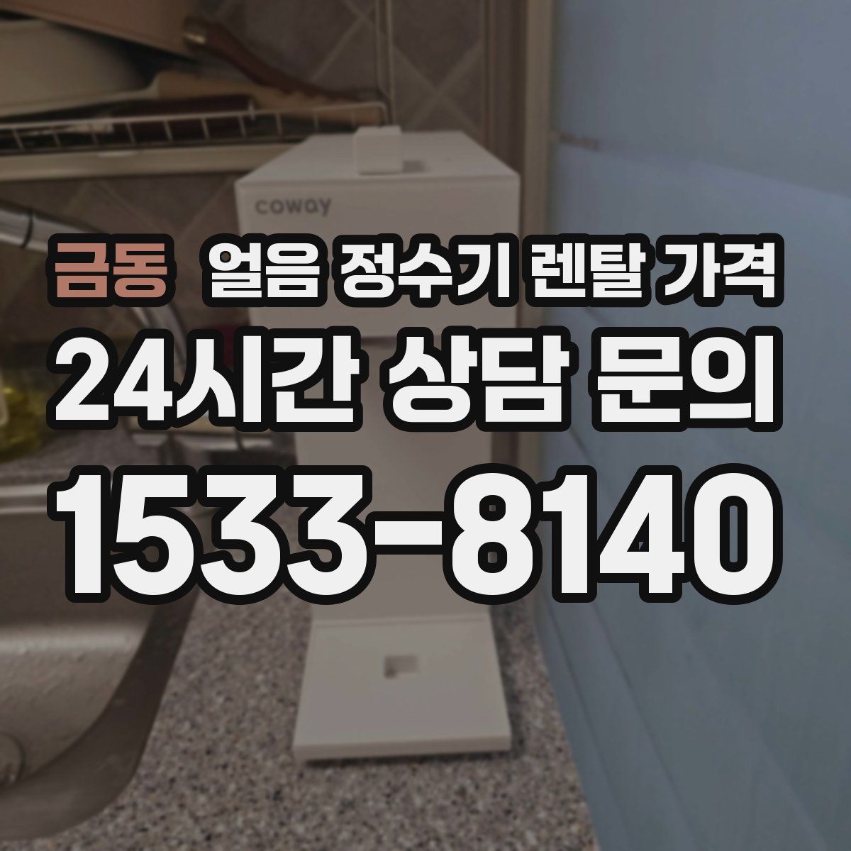 금동 얼음 정수기 렌탈 가격