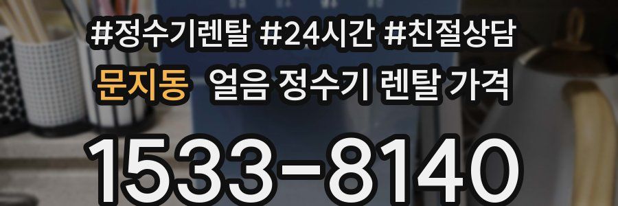 문지동 얼음 정수기 렌탈 가격